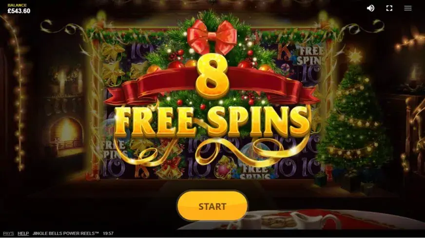 Jingle Bells Power Reels slot screenshot 3