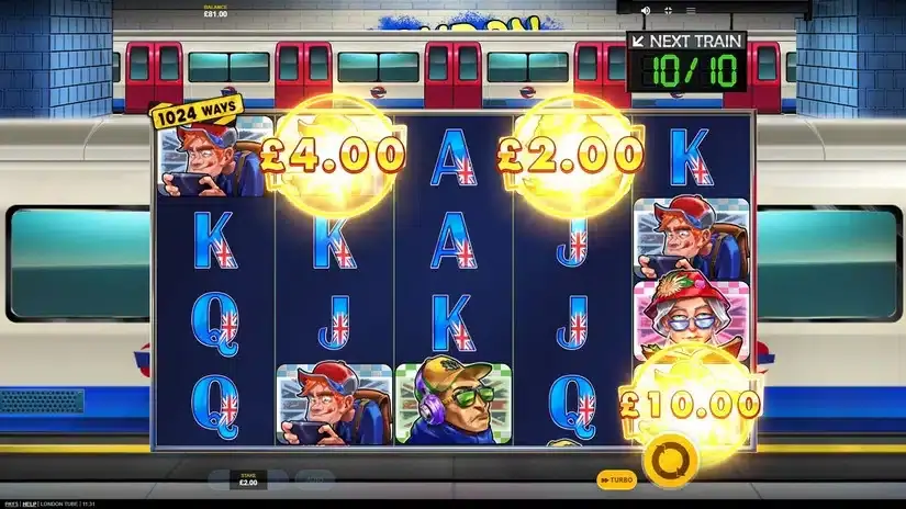 London Tube slot screenshot 3