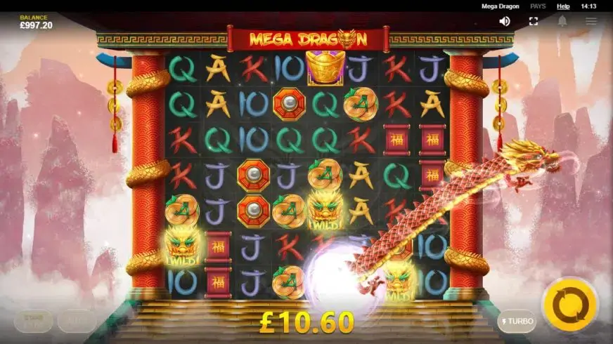 Mega Dragon slot screenshot 2