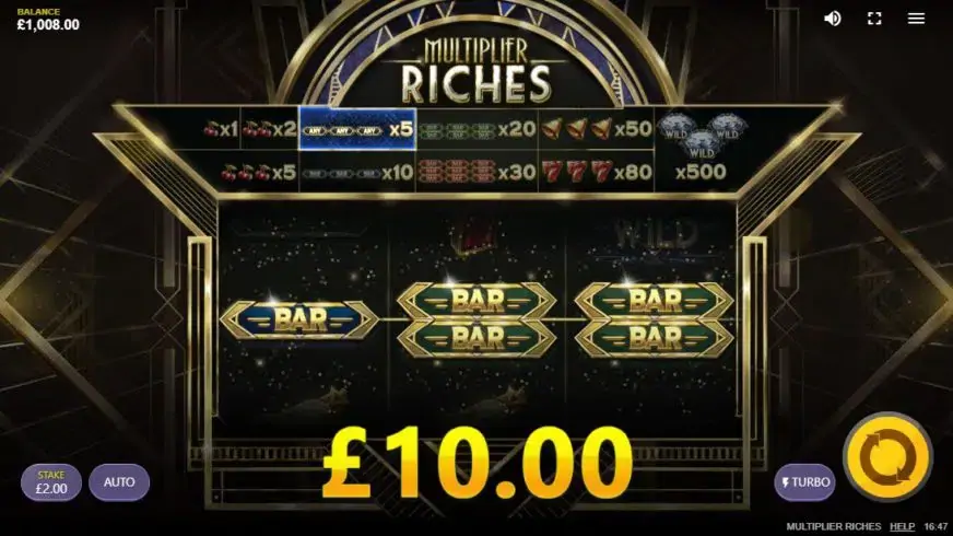 Multiplier Riches slot screenshot 2