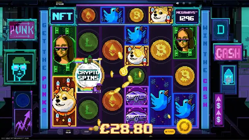 NFT Megaways slot screenshot 4