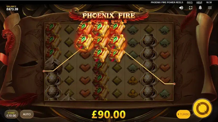 Phoenix Fire Power Reels slot screenshot 3