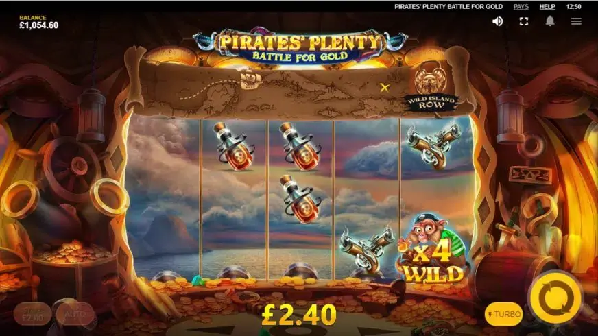 Pirates’ Plenty Battle For Gold slot screenshot 2