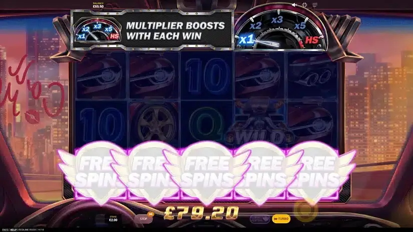 Redline Rush slot screenshot 6