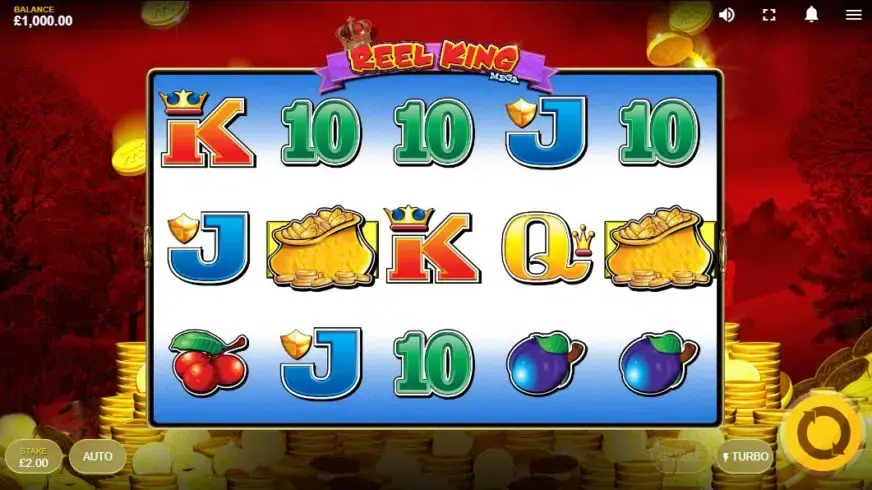 Reel King Mega slot screenshot 