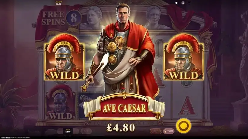 Roman Emperors slot screenshot 5