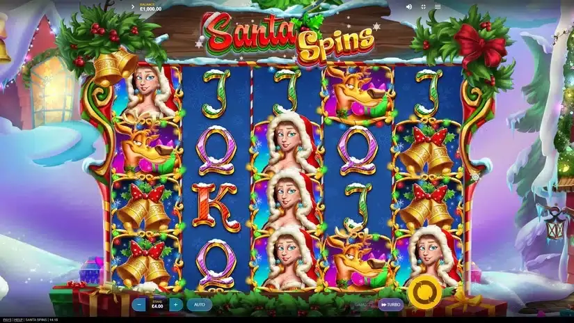 Santa Spins slot screenshot 