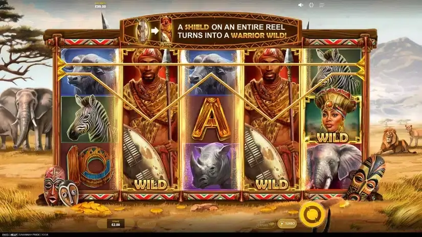 Savannah Pride slot screenshot 3