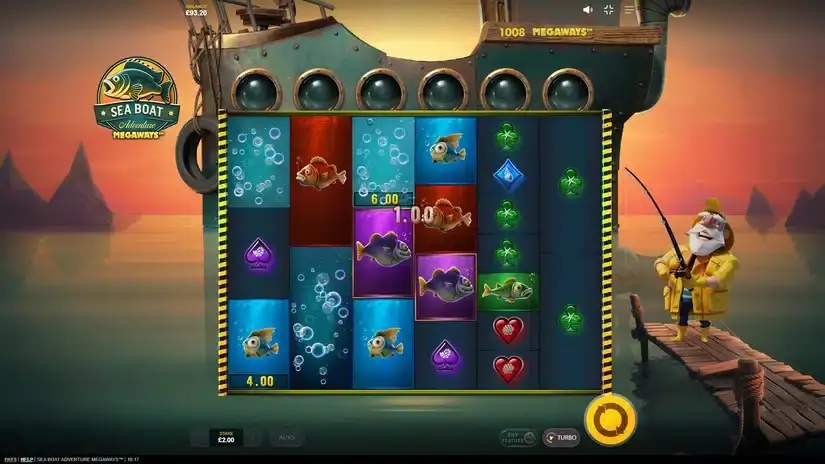 Sea Boat Adventure MegaWays slot screenshot 2