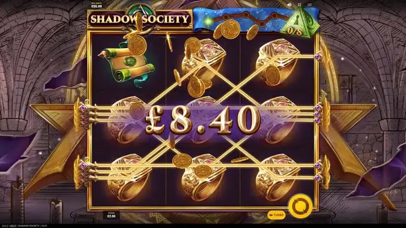 Shadow Society slot screenshot 5