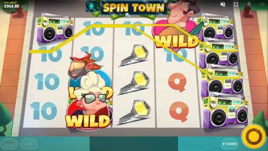 Spin Town slot screenshot 3