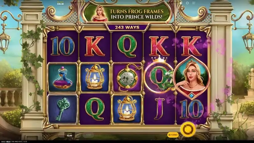 The Wild Kiss slot screenshot 2