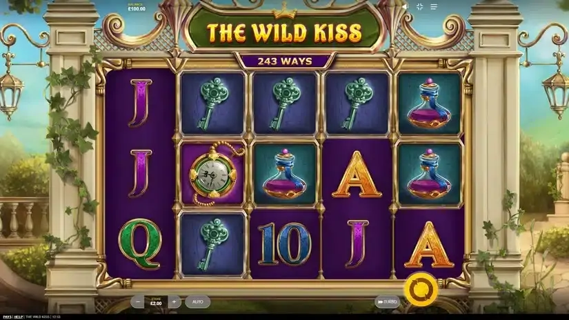The Wild Kiss slot screenshot 