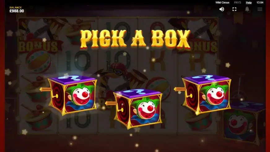 Wild Circus slot screenshot 4