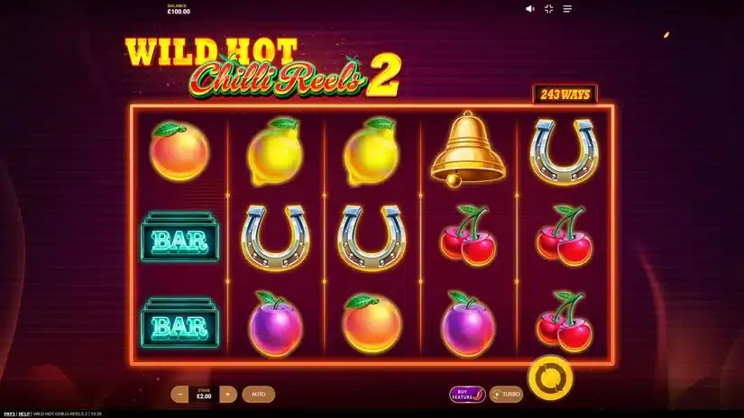 Wild Hot Chilli Reels 2 slot screenshot 