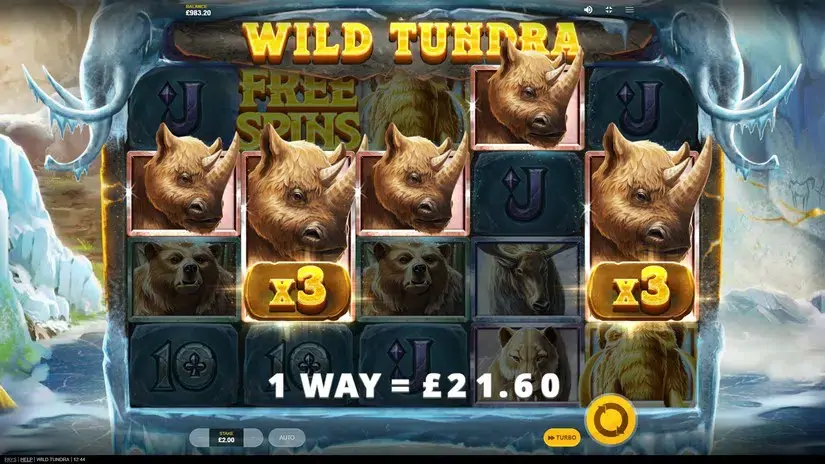 Wild Tundra slot screenshot 3