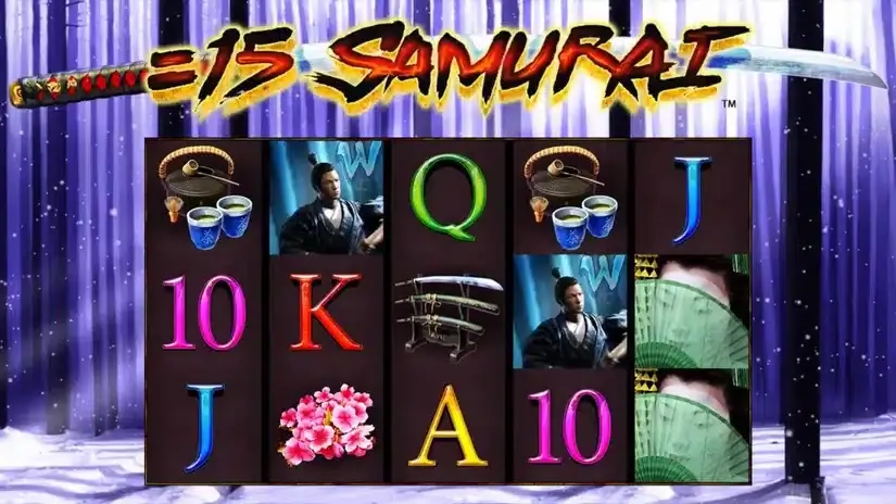 15 Samurai slot screenshot 1