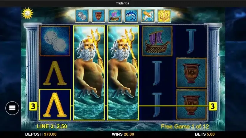 Tridentia slot screenshot 5