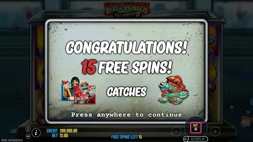 Big Bass Halloween 3 slot screenshot 3