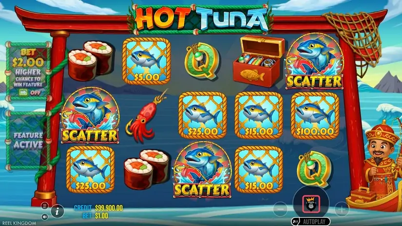 Hot Tuna slot screenshot 2