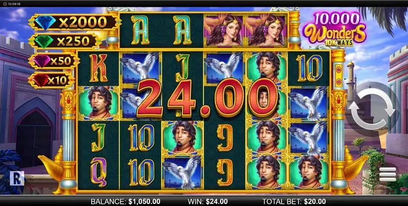 10000 Wonders 10k Ways slot screenshot 2