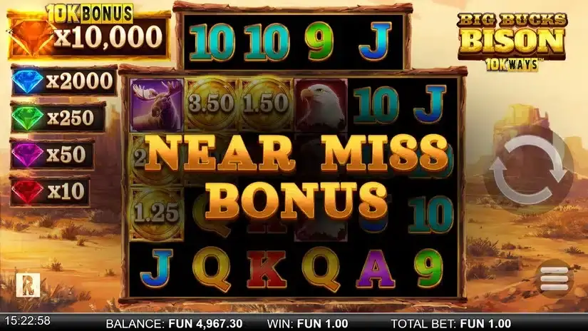 Big Bucks Bison 10K Ways slot screenshot 4