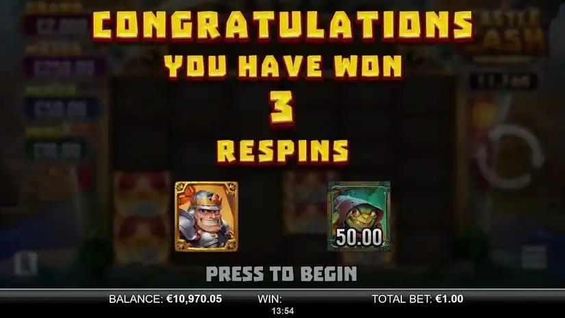 Castle Cash Megaways slot screenshot 4