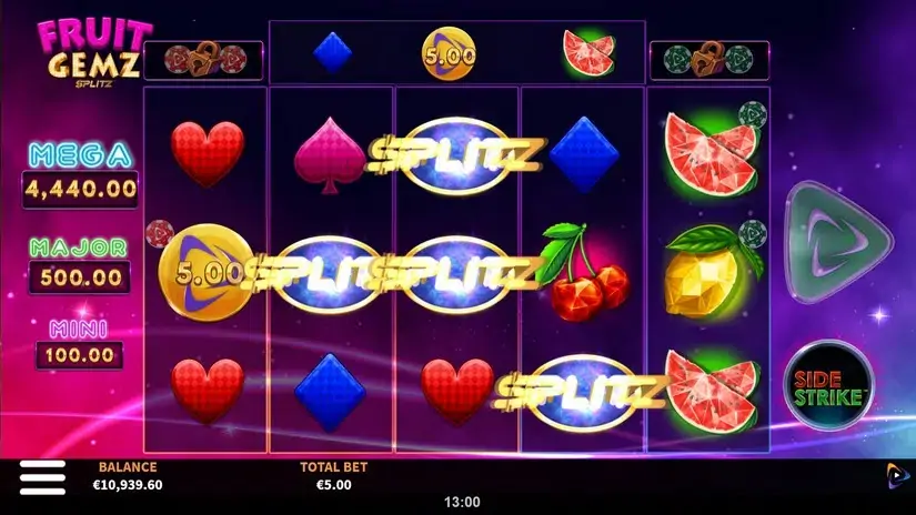 Fruit Gemz Splitz slot screenshot 3