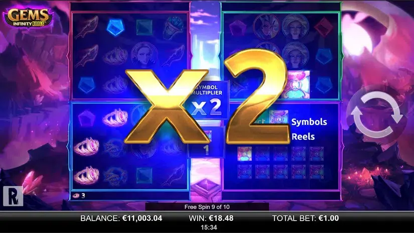 Gems Infinity Reels slot screenshot 6