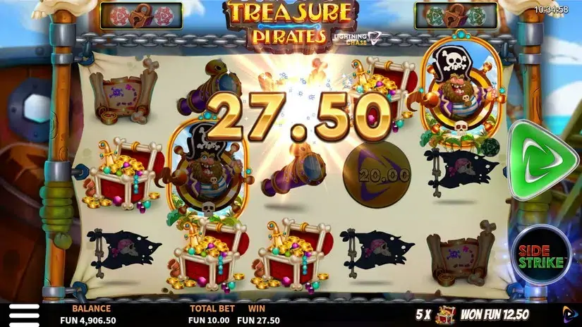 Treasure Pirates slot screenshot 4