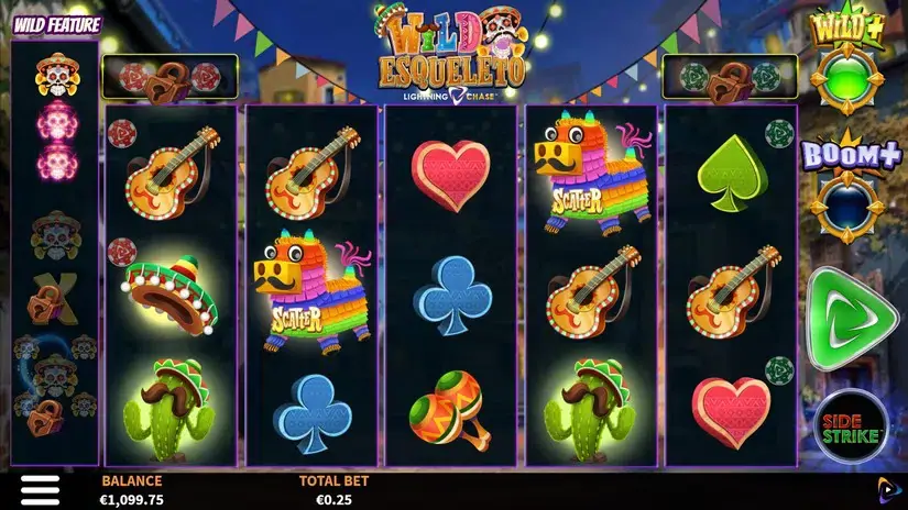 Wild Esqueleto Lightning Chase slot screenshot 1