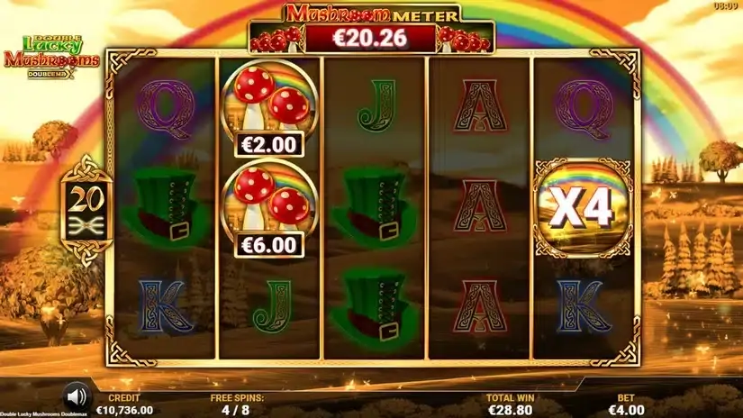 Double Lucky Mushrooms DoubleMax slot screenshot 