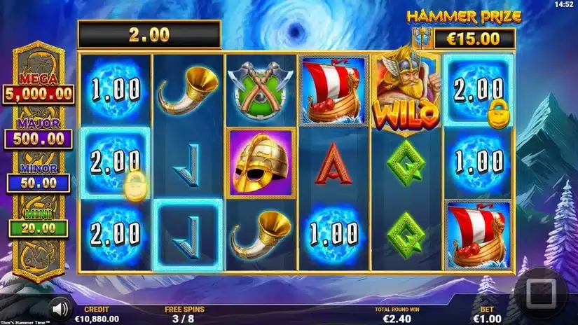 Thor’s Hammer Time slot screenshot 4