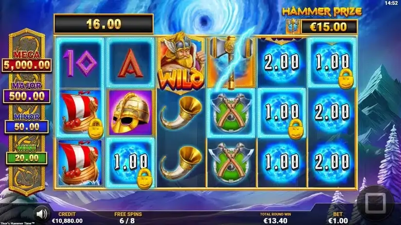 Thor’s Hammer Time slot screenshot 5