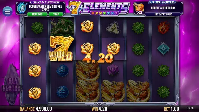 7 Elements slot screenshot 2