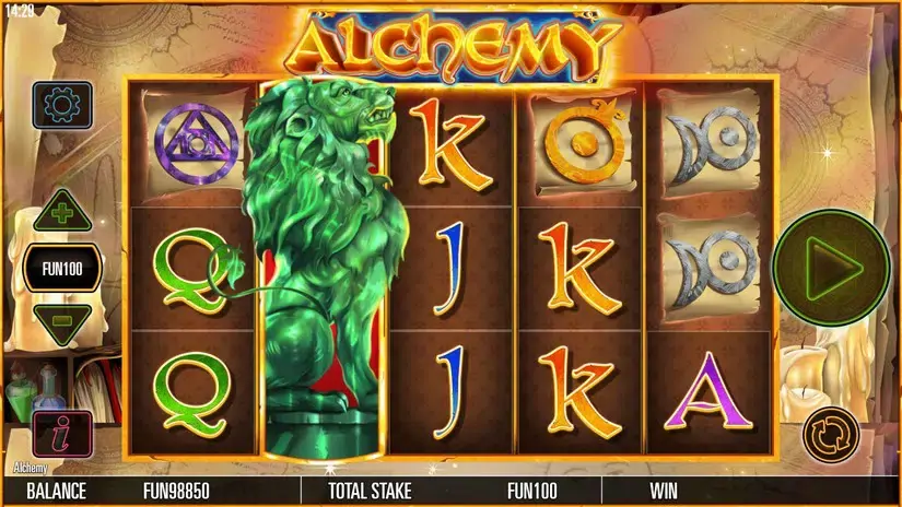 Alchemy slot screenshot 2