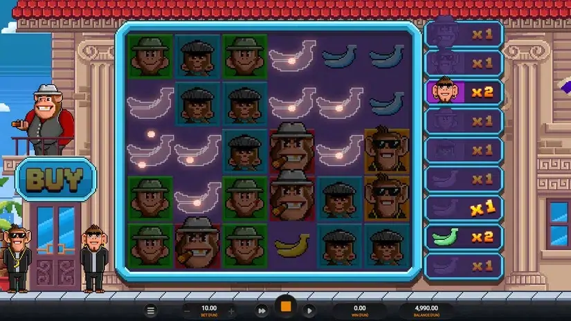 Banana Town slot screenshot 2
