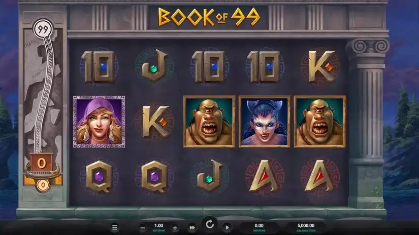 Book of 99 slot screenshot 
