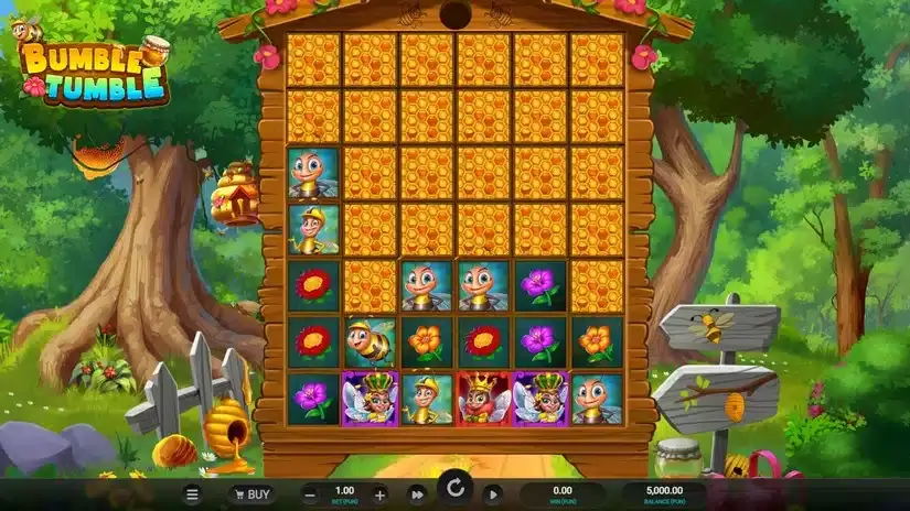 Bumble Tumble slot screenshot 1