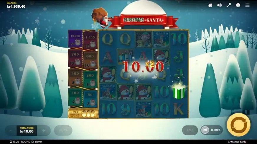 Christmas Santa slot screenshot 2