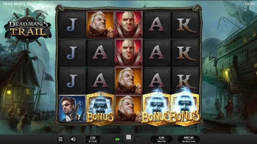 Dead Mans Trail slot screenshot 6