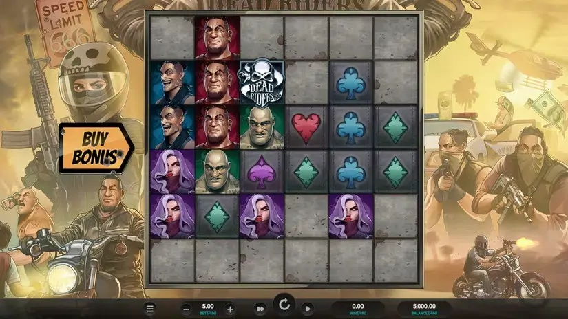 Dead Riders Trail slot screenshot 