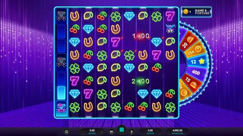 Dueling Jokers Dream Drop slot screenshot 2