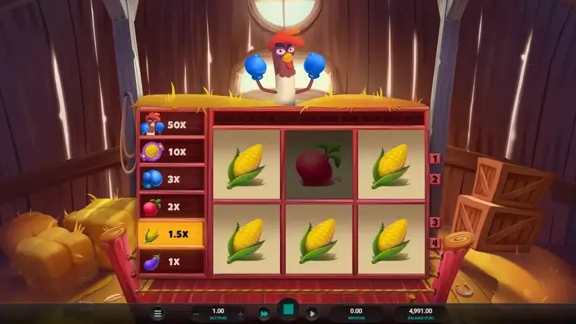 Feather Fury slot screenshot 2
