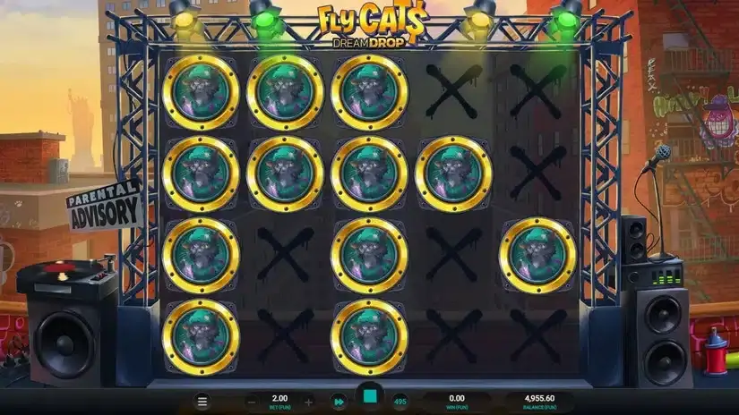 Fly Cats Dream Drop slot screenshot 4