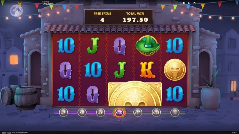 Golden Calaveras slot screenshot 6