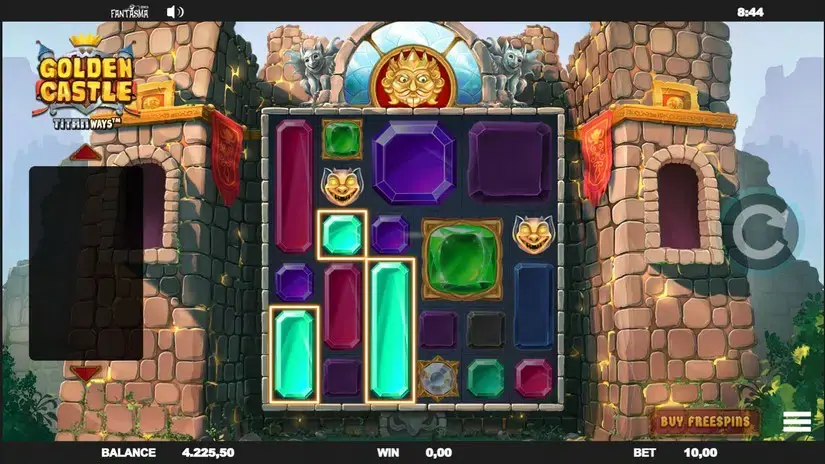 Golden Castle slot screenshot 2