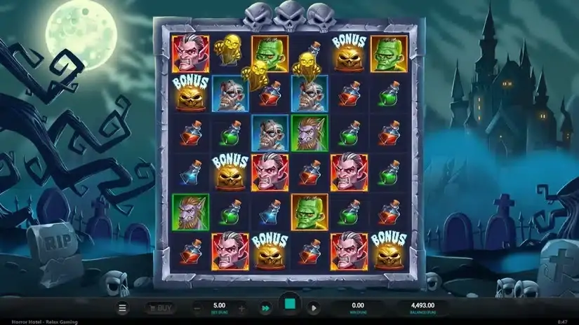 Horror Hotel slot screenshot 3