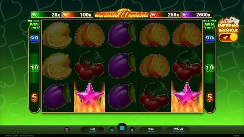 Inferno Strike slot screenshot 3