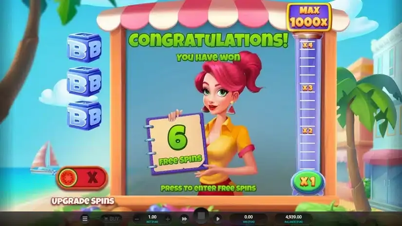 Jumbo Juicy slot screenshot 2